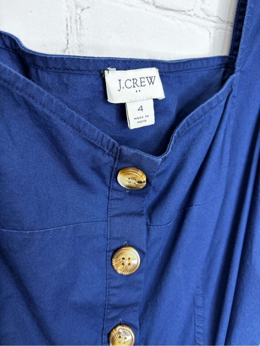 J. Crew Button-front belted midi dress - Picture 4 of 6